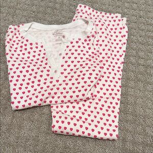 Roller Rabbit Heart-Patterned Kids Pajamas